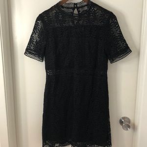Black lace dress